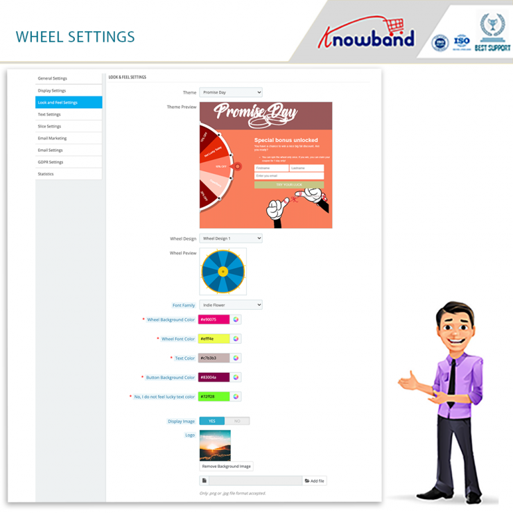 Prestashop Spin and Win features by knowband