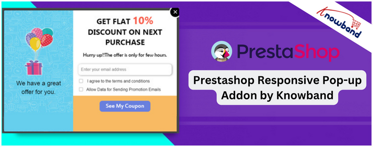 Prestashop Responsive Pop-up Addon by Knowband