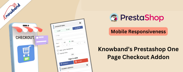 Réactivité mobile - Module complémentaire de paiement Prestashop One Page de Knowband